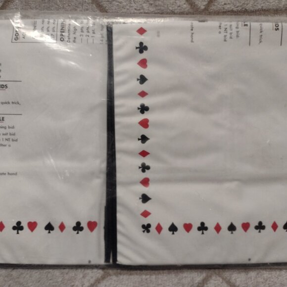 Games Official Vtg Charles H Goren White Bridge Card Table Vinyl